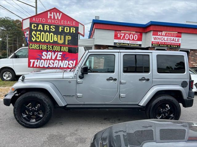 used 2015 Jeep Wrangler Unlimited car, priced at $19,995