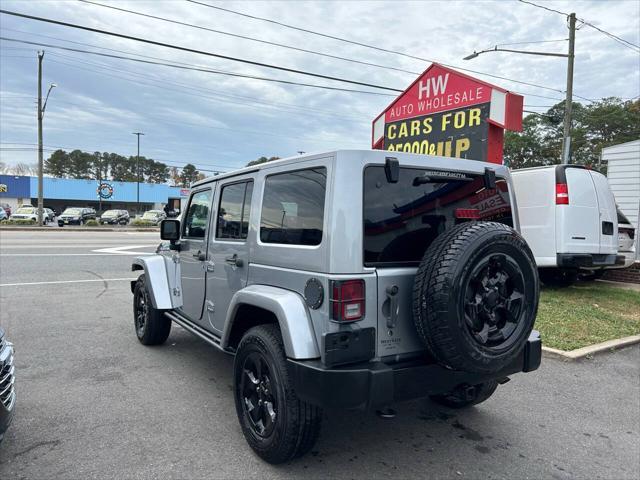 used 2015 Jeep Wrangler Unlimited car, priced at $19,995