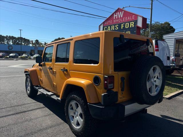 used 2012 Jeep Wrangler Unlimited car, priced at $16,995