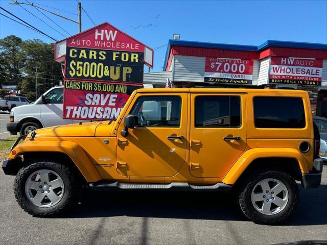 used 2012 Jeep Wrangler Unlimited car, priced at $16,995