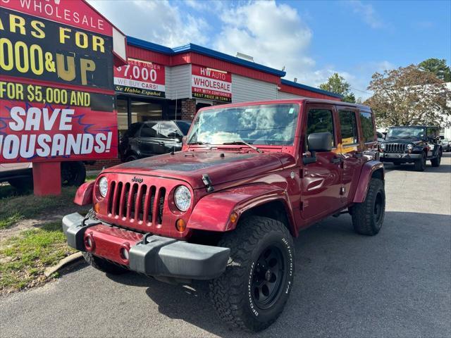 used 2012 Jeep Wrangler Unlimited car, priced at $17,995