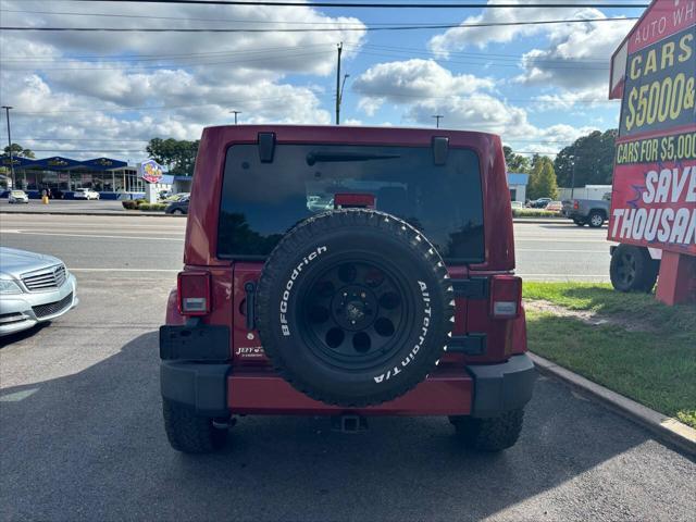 used 2012 Jeep Wrangler Unlimited car, priced at $17,995