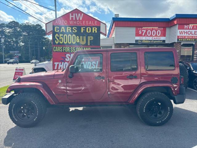 used 2012 Jeep Wrangler Unlimited car, priced at $17,995