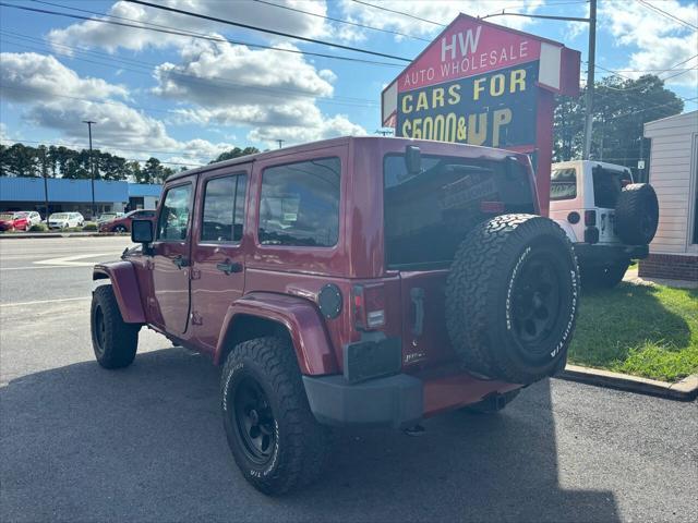 used 2012 Jeep Wrangler Unlimited car, priced at $17,995