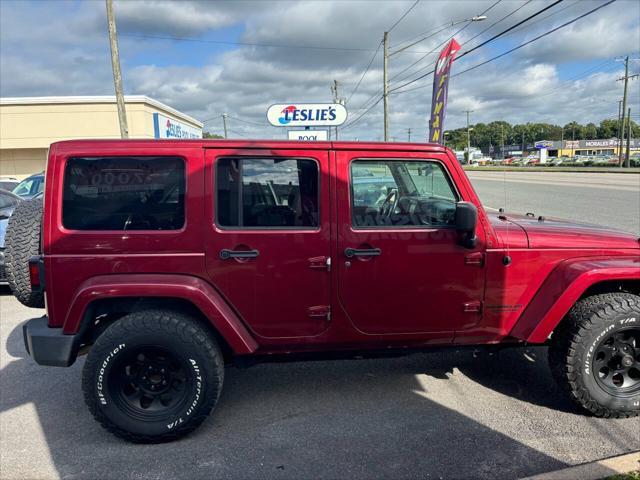 used 2012 Jeep Wrangler Unlimited car, priced at $17,995