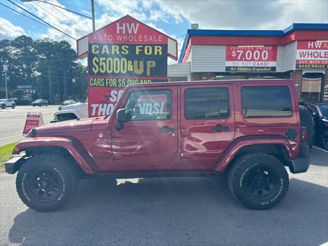 used 2012 Jeep Wrangler Unlimited car, priced at $17,995