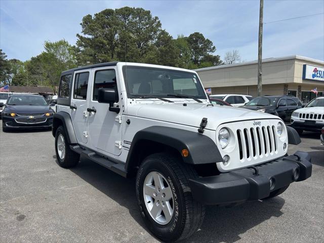 used 2018 Jeep Wrangler JK Unlimited car, priced at $19,995