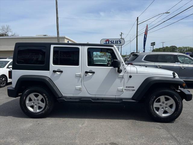 used 2018 Jeep Wrangler JK Unlimited car, priced at $19,995