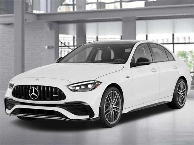 new 2024 Mercedes-Benz AMG C 43 car, priced at $72,375