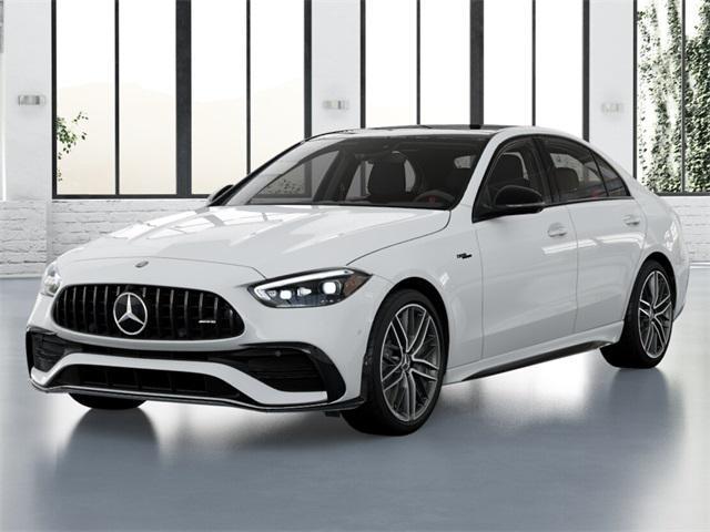 new 2024 Mercedes-Benz AMG C 43 car, priced at $72,375