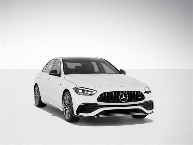 new 2024 Mercedes-Benz AMG C 43 car, priced at $72,375