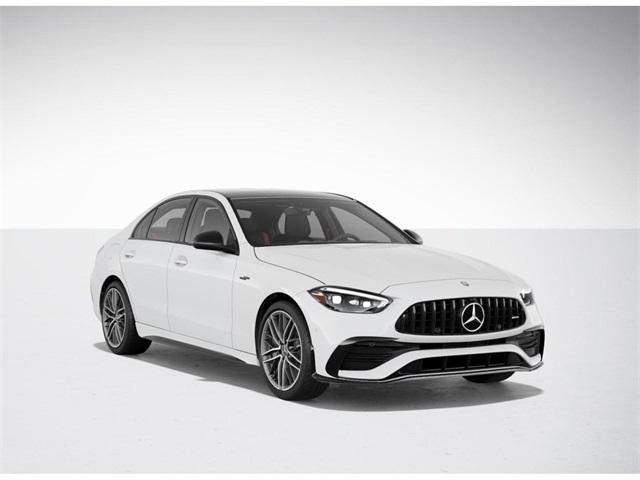 new 2024 Mercedes-Benz AMG C 43 car, priced at $72,375