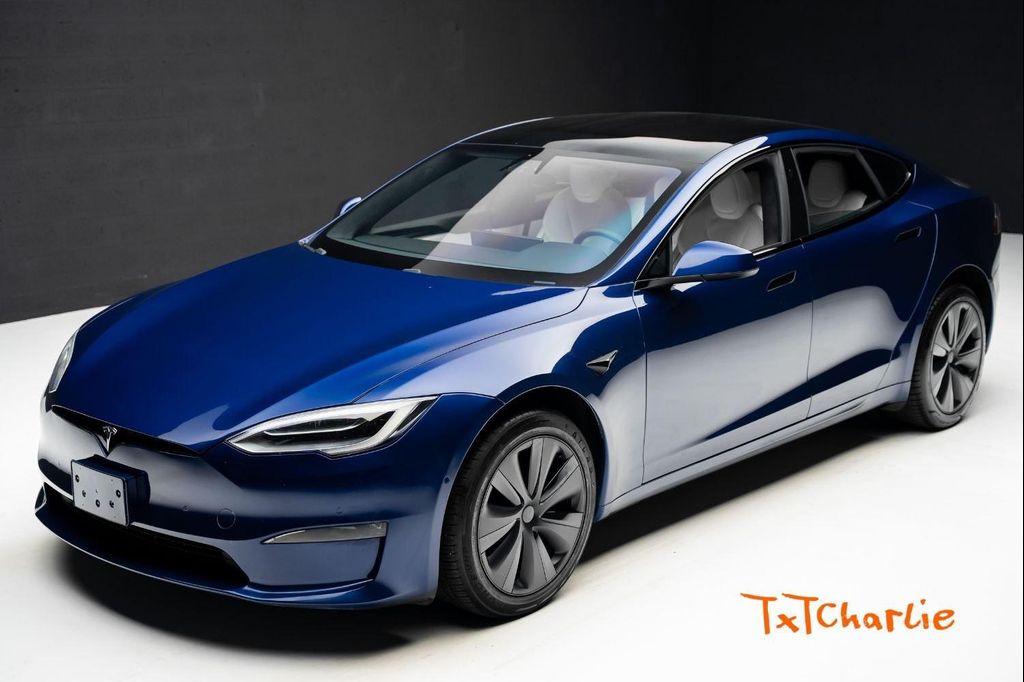 used 2021 Tesla Model S car, priced at $43,999