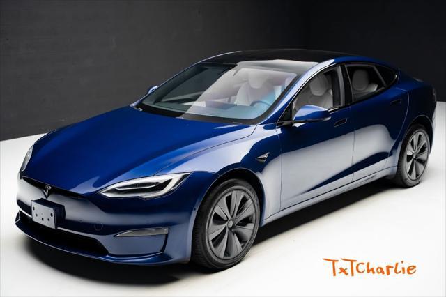 used 2021 Tesla Model S car, priced at $47,888