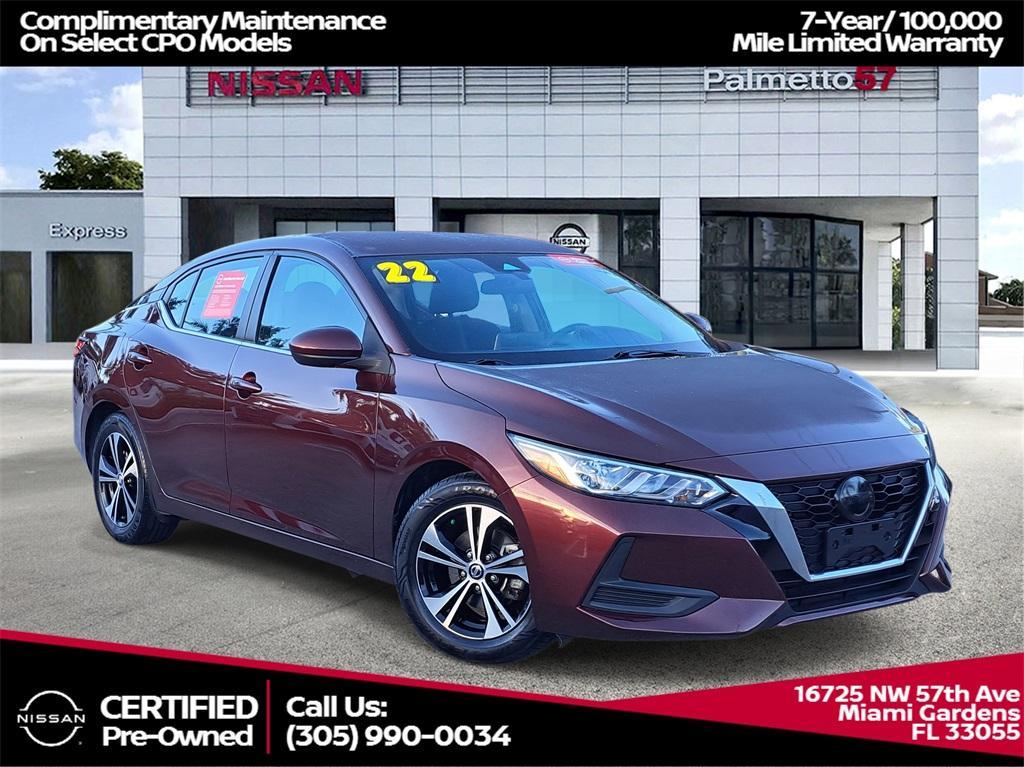 used 2022 Nissan Sentra car, priced at $16,991