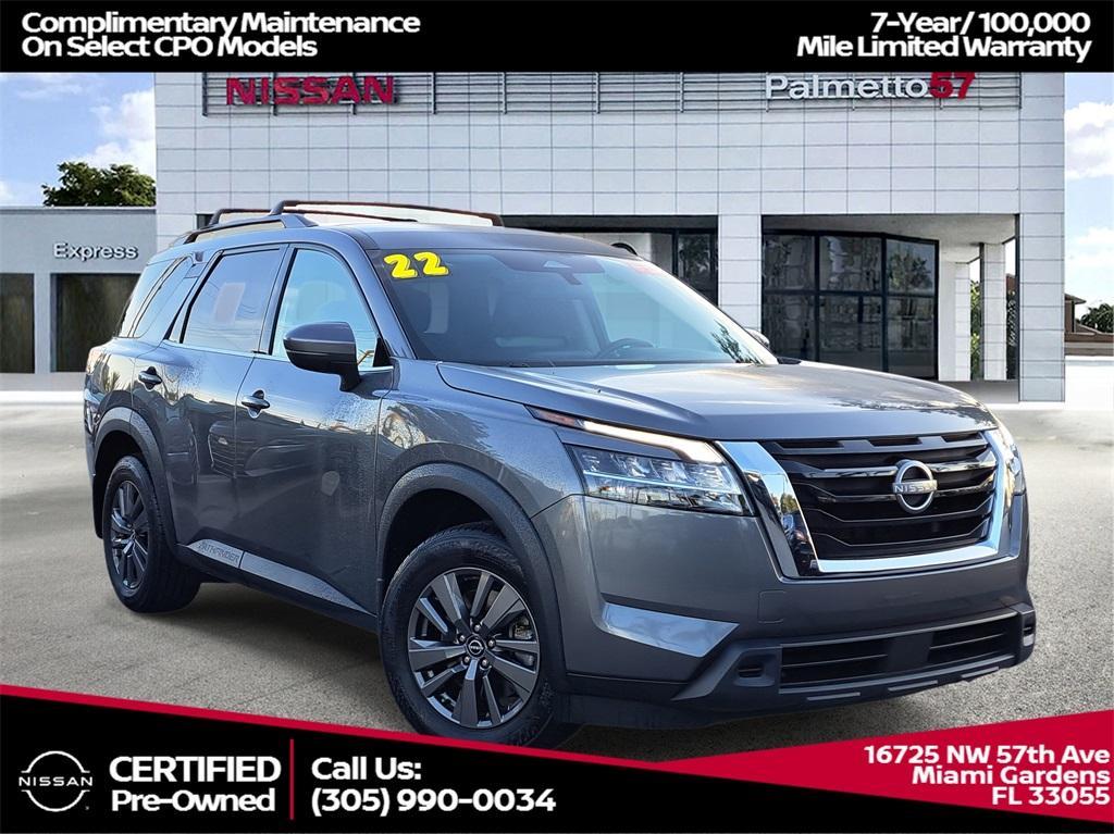 used 2022 Nissan Pathfinder car, priced at $25,857