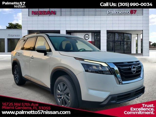 new 2025 Nissan Pathfinder car, priced at $38,332