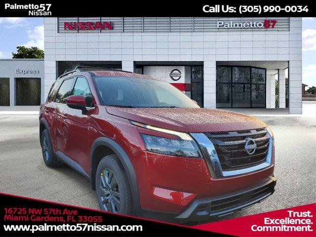 new 2025 Nissan Pathfinder car, priced at $38,332