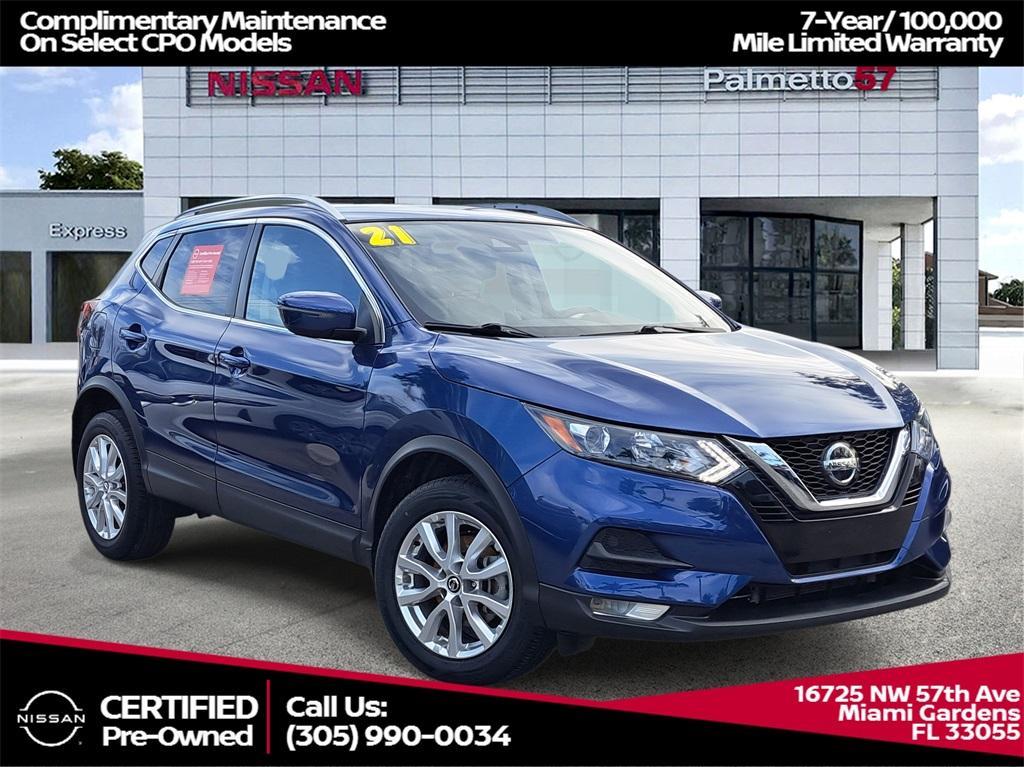 used 2021 Nissan Rogue Sport car, priced at $18,957