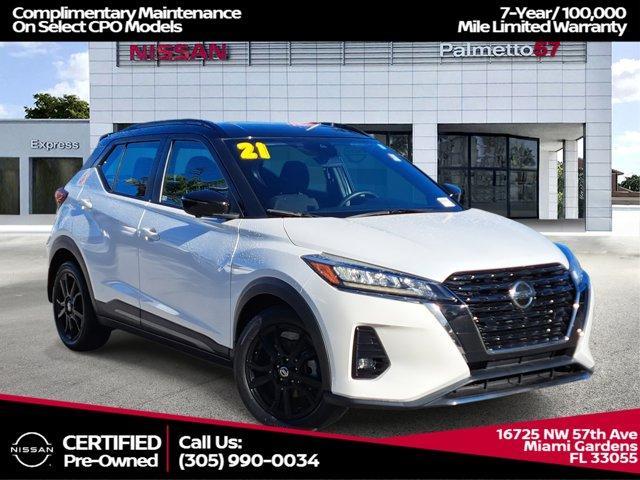 used 2021 Nissan Kicks car, priced at $18,991