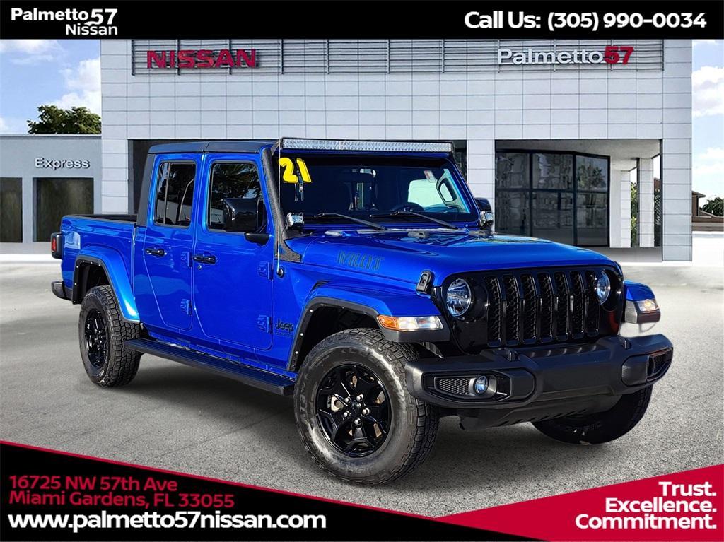 used 2021 Jeep Gladiator car, priced at $25,657