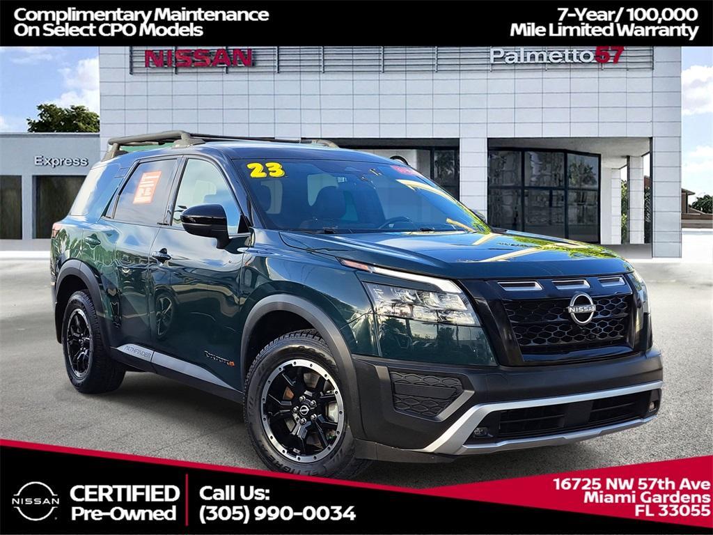 used 2023 Nissan Pathfinder car, priced at $29,857