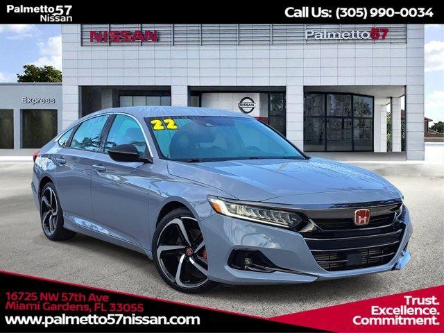 used 2022 Honda Accord car, priced at $23,991
