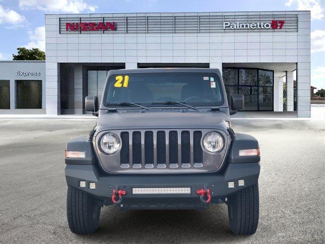 used 2021 Jeep Wrangler Unlimited car, priced at $23,657