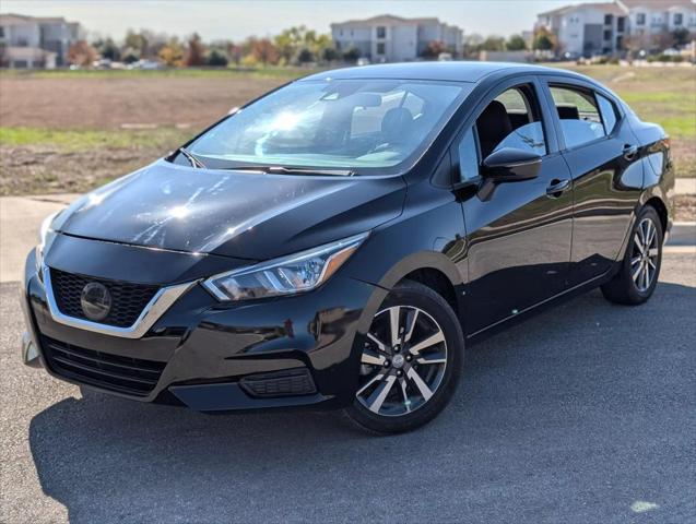 used 2021 Nissan Versa car, priced at $12,850