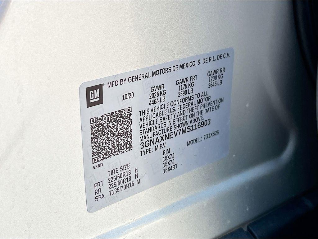 used 2021 Chevrolet Equinox car, priced at $20,498