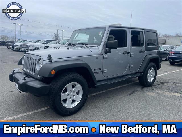used 2017 Jeep Wrangler Unlimited car, priced at $21,450