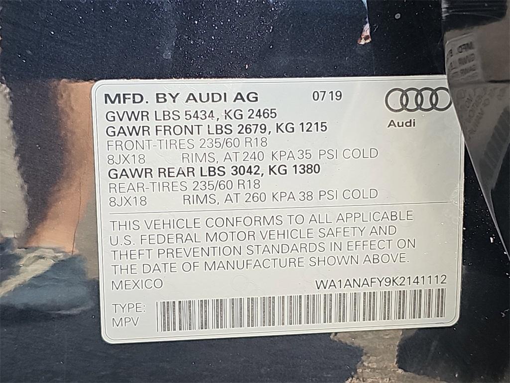 used 2019 Audi Q5 car, priced at $19,688