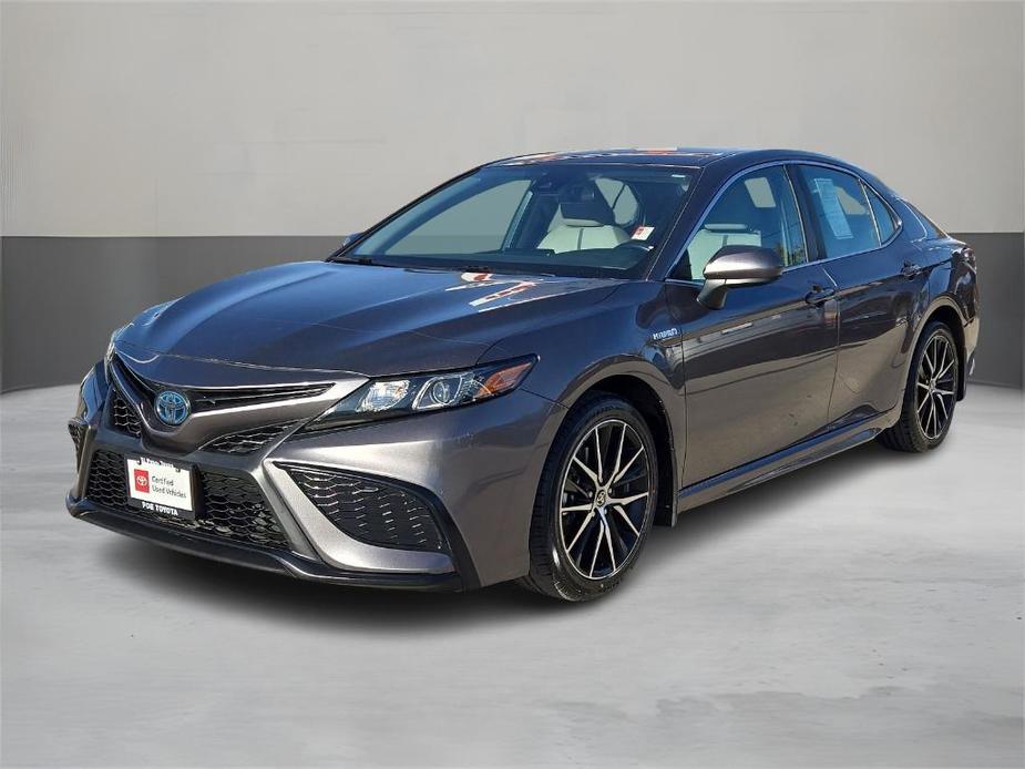 used 2021 Toyota Camry Hybrid car, priced at $27,907