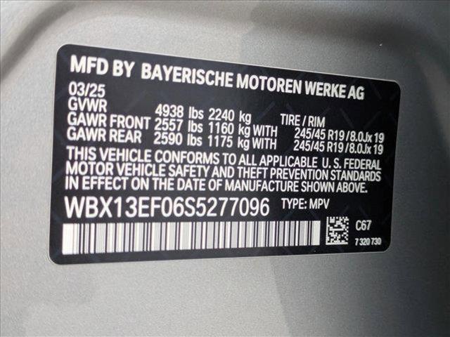 new 2025 BMW X1 car, priced at $53,340