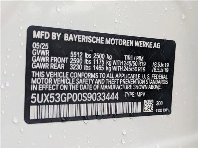 new 2025 BMW X3 car, priced at $57,110
