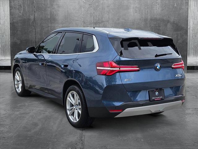 new 2025 BMW X3 car, priced at $54,685