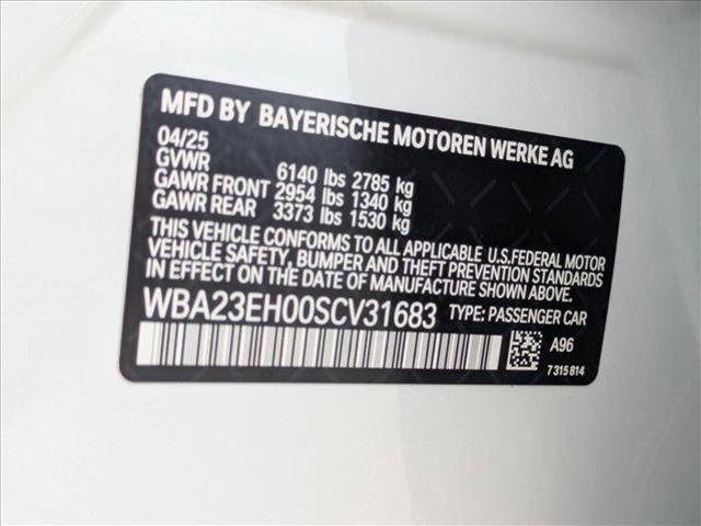 new 2025 BMW 740 car, priced at $107,930