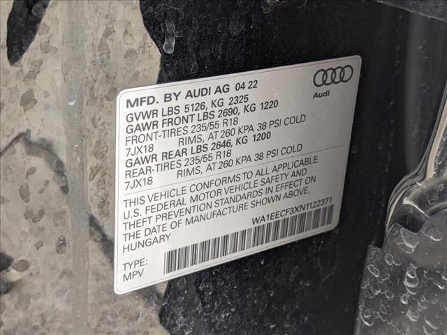 used 2022 Audi Q3 car, priced at $31,995
