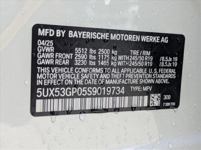 new 2025 BMW X3 car, priced at $53,210