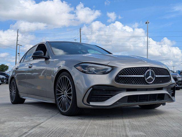 used 2022 Mercedes-Benz C-Class car, priced at $38,991