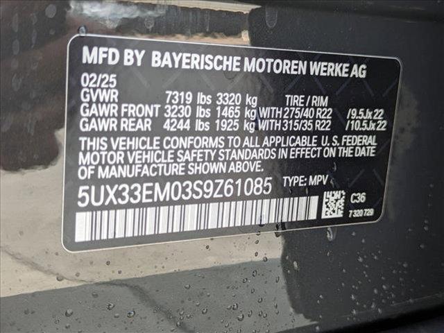 new 2025 BMW X7 car, priced at $125,065