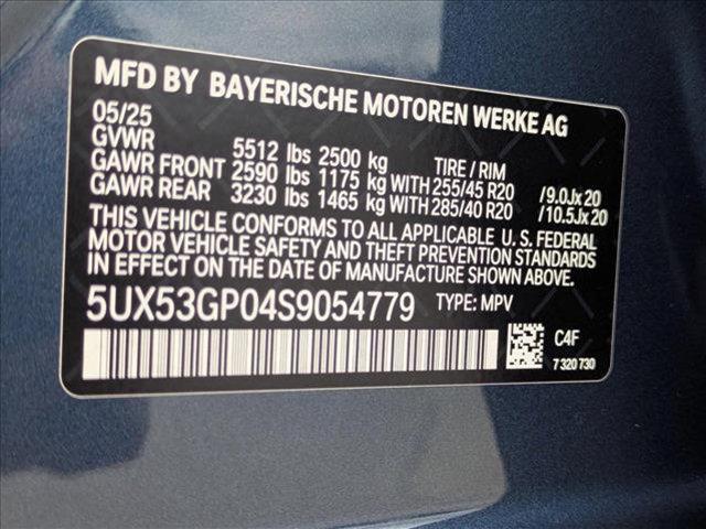 new 2025 BMW X3 car, priced at $58,135