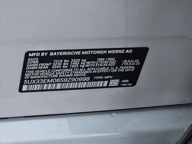 new 2025 BMW X7 car, priced at $119,480