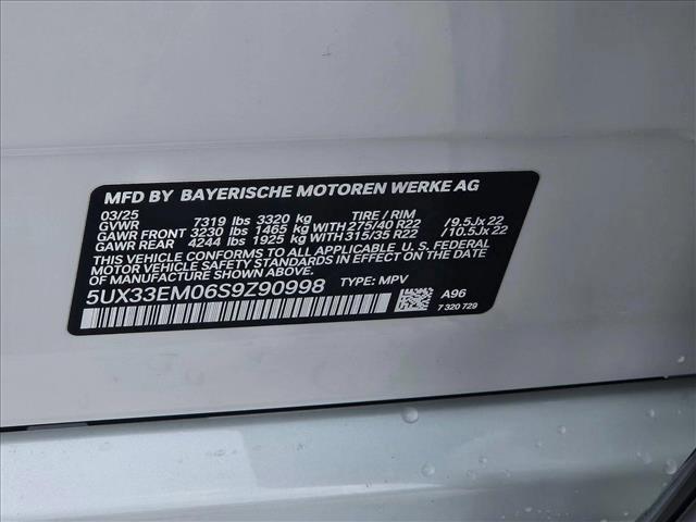 new 2025 BMW X7 car, priced at $119,480