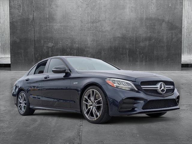 used 2020 Mercedes-Benz AMG C 43 car, priced at $36,495