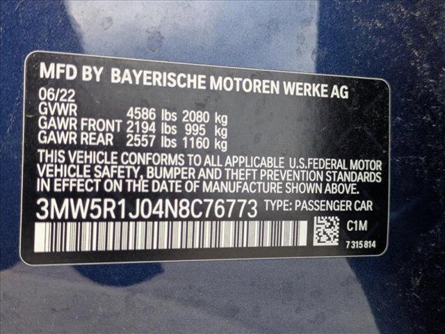 used 2022 BMW 330 car, priced at $31,995