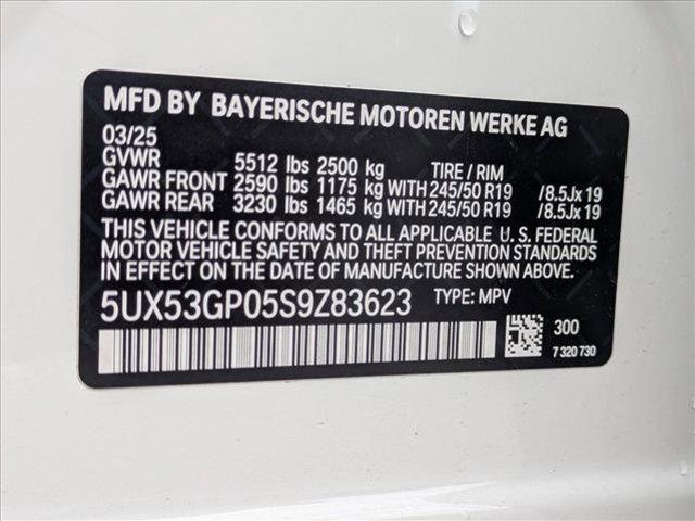 new 2025 BMW X3 car, priced at $53,685