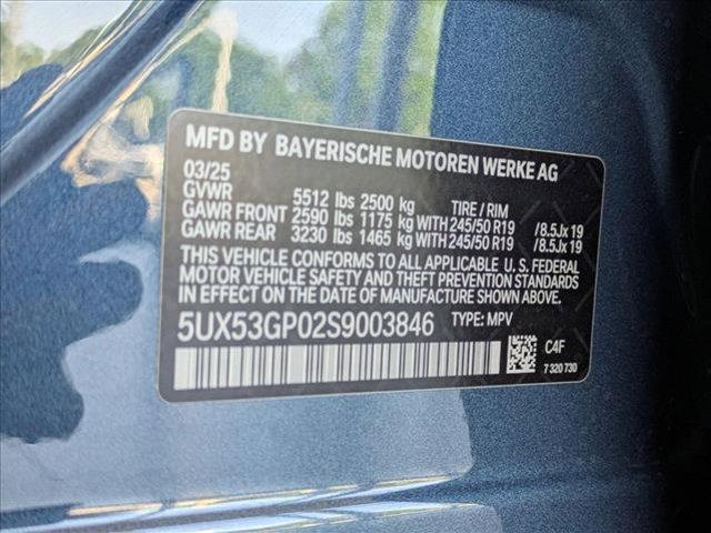 new 2025 BMW X3 car, priced at $56,075