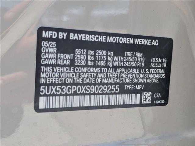 new 2025 BMW X3 car, priced at $58,160