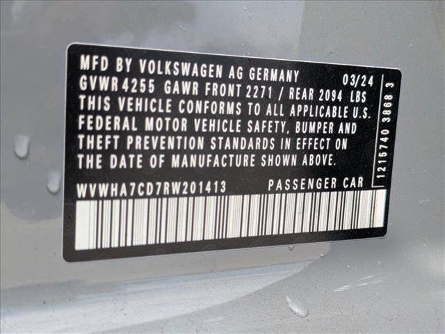 used 2024 Volkswagen Golf GTI car, priced at $30,995